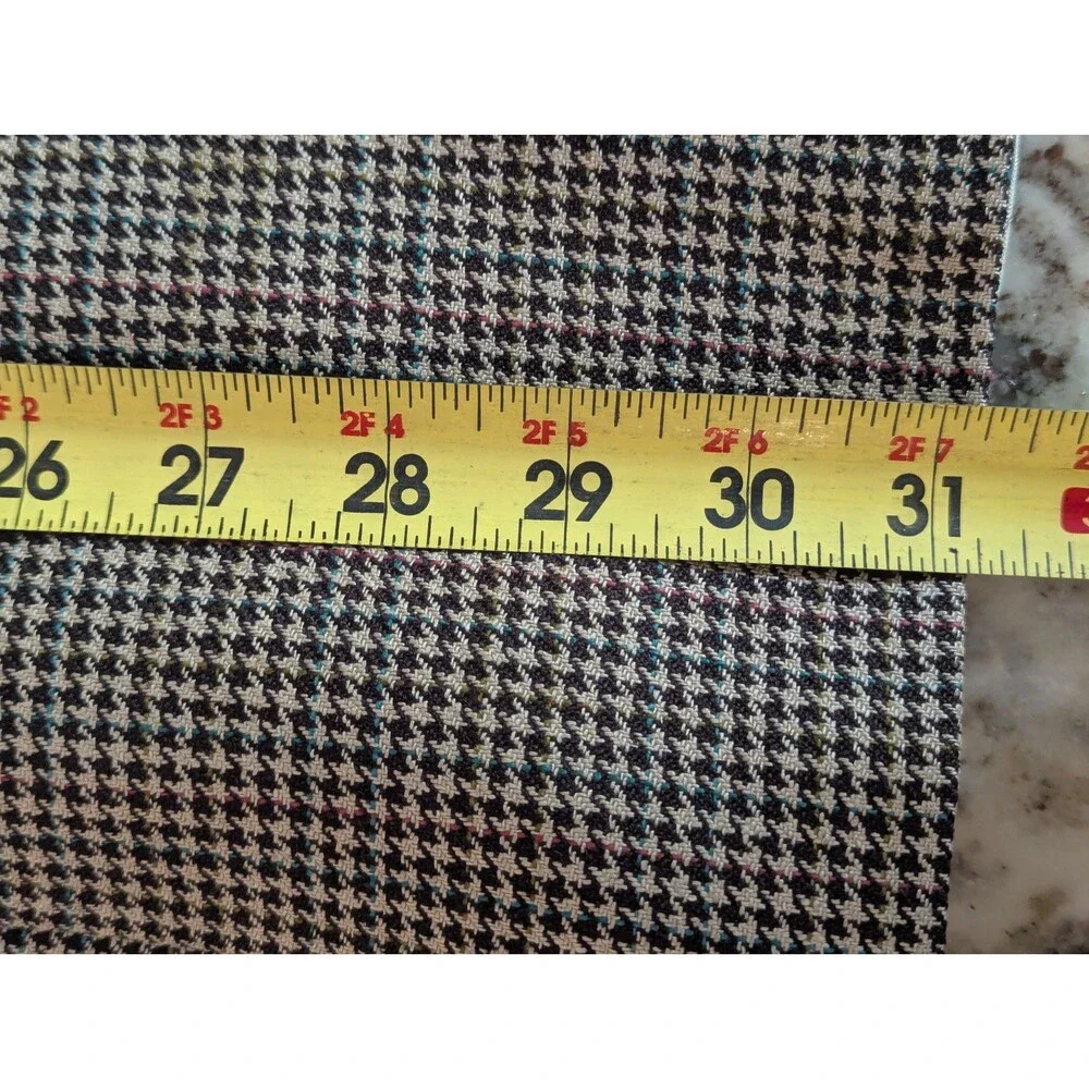 Vintage Polo University Club Ralph Lauren Mens Houndstooth Blazer Jacket Read